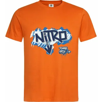 Pánské tričko Tričko Nitro Druh: Pánské, Barva: Oranžová, Velikost: S
