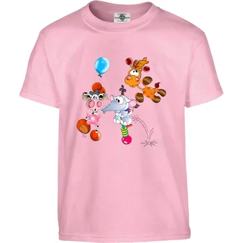 Pánské oblečení Tričko Krkouni skotačí Druh: Dětské, Barva: Růžová, Velikost: L