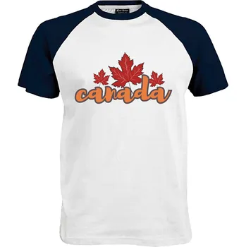 Pánské tričko Tričko Kanada Druh: Pánské, Barva: Navy | Bílá, Velikost: S