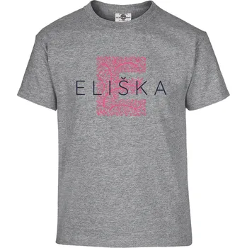 Pánské tričko Tričko Eliška Druh: Dětské, Barva: Šedá, Velikost: 122-S