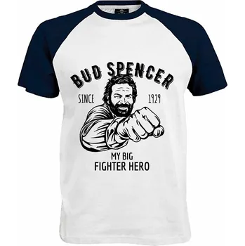 Pánské tričko Tričko Bud Spencer Druh: Pánské, Barva: Navy | Bílá, Velikost: L