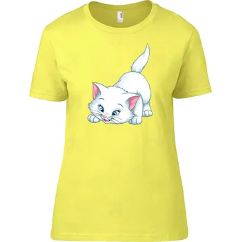 Dámské tričko Tričko Kotě Druh: Dámské, Barva: Černá, Velikost: XL