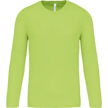 Pánské tričko ProAct Pánské sportovní triko s dlouhým rukávem PA443 Barva: Zelená limetková, Velikost: M