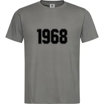 Pánské tričko Tričko Ročník 1968 Druh: Pánské, Barva: Břidlice, Velikost: XL