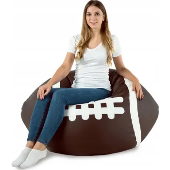 Taburet Taburet sáček Italpouf hnědý