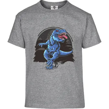 Pánské tričko Tričko T-Rex Druh: Dětské, Barva: Šedá, Velikost: 110-XS