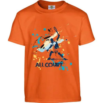 Pánské tričko Tričko All court Druh: Dětské, Barva: Oranžová, Velikost: 110-XS