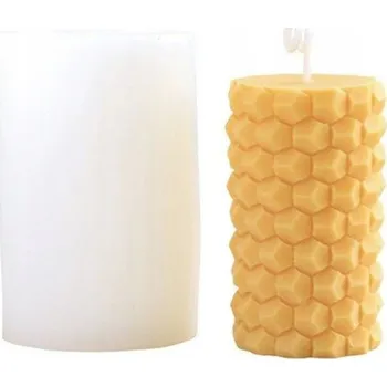 Forma na odlévání Silikonová forma na svíčky – válec, cylinder 3D