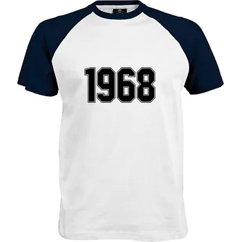 Pánské tričko Tričko Ročník 1968 Druh: Pánské, Barva: Navy | Bílá, Velikost: M