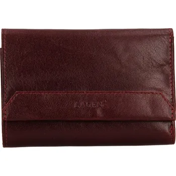 Lagen LG-11 dámská kožená peněženka vínová