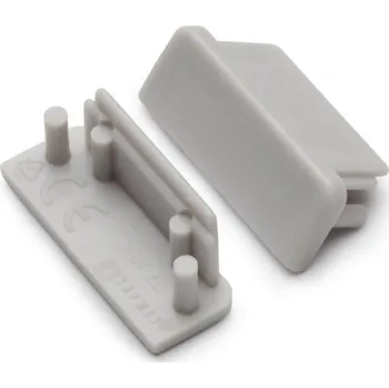 Příslušenství pro LED osvětlení Záslepka SURFACE14 Šedá pro LED profily