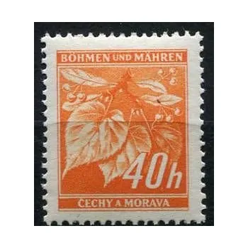 Poštovní známka Protektorát Čechy a Morava (1940) č. 26 ** B.u.M. - Lipové listy