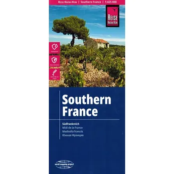 Francja Południowa. Wodoodporna mapa samochodowo-turystyczna.Reise Know-How Kolektiv autorů