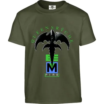 Pánské oblečení Tričko Queensryche | Empire Druh: Dětské, Barva: Khaki, Velikost: 122-S