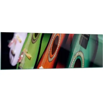 Obraz Velký skleněný obraz do obýváku XXL 160x50 hudba moderní fotoobraz obrazy