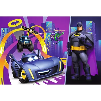 Puzzle TREFL Batman a Batwheels 60 dílků