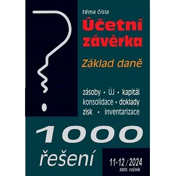 1000 řešení 11-12/2024 Kniha