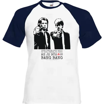 Pánské tričko Tričko Když uvalím svou mstu Druh: Pánské, Barva: Navy | Bílá, Velikost: L