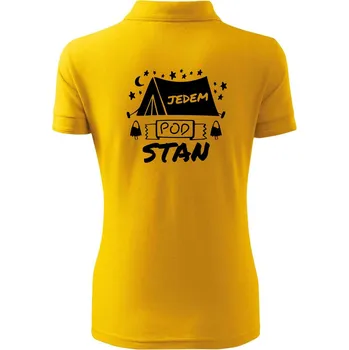 Jedem pod stan - Polokošile dámská Pique Polo - L ( Žlutá )