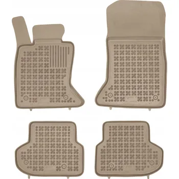 autokoberec Gumové koberce béžové BMW Řada 5 (F10) 2013-2017