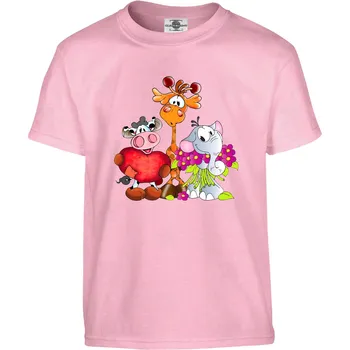 Pánské oblečení Tričko Krkouni spolu Druh: Dětské, Barva: Růžová, Velikost: 110-XS