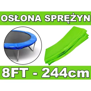 Příslušenství k trampolíně RKToys kryt pružin na trampolínu 244 cm Zelená