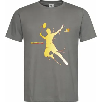 Pánské tričko Tričko Badminton Druh: Pánské, Barva: Břidlice, Velikost: M