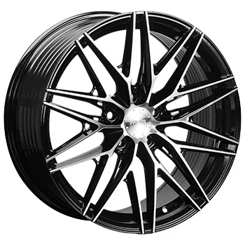 Alu kolo Alu kola MONACO WHEELS FF4, 18x8 5x114.3 ET40, černá lesklá + leštění
