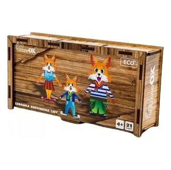 Dřevěná hračka Dřevěná Vzdělávací Hračka - Oblékání Panenek, Stylizace Oblečení pro Děti