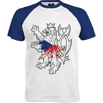 Pánské tričko Tričko Česko Druh: Pánské, Barva: Royal | Bílá, Velikost: XL