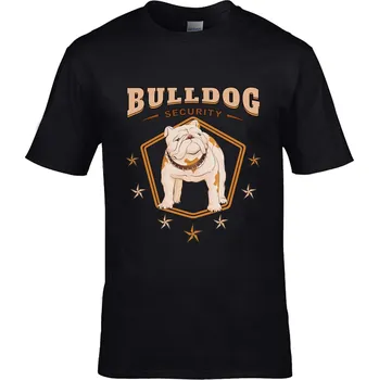 Pánské tričko Tričko Bulldog Security Druh: Dámské, Barva: Černá, Velikost: L