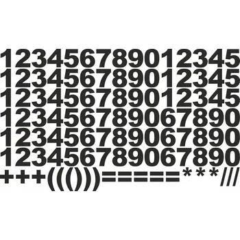 samolepka Samolepicí Samolepky Drukant Číslice 2 cm