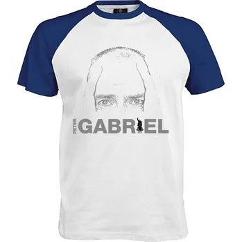 Pánské tričko Tričko Peter Gabriel Druh: Pánské, Barva: Royal | Bílá, Velikost: S