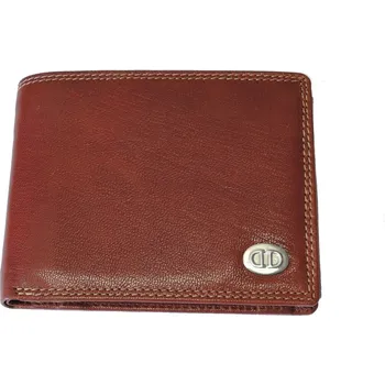 Peněženka DD D302-09 pánská kožená peněženka cognac