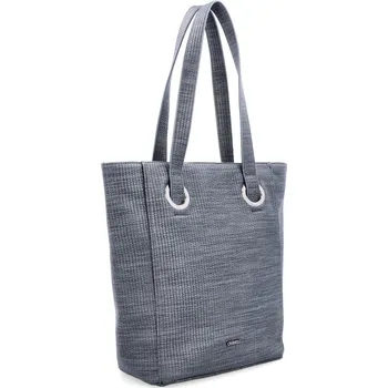 Kabelka Carmelo 4306 shopperka antracitová
