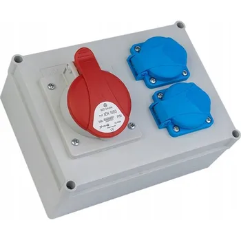 Elektrická zásuvka Elektrická Zásuvka hermetická Sez šedá