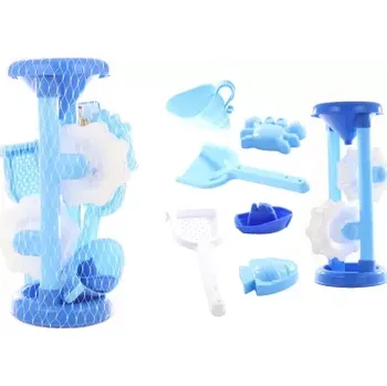 Hračka na písek Lamps Mlýnek modrý s bábovkami