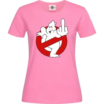 Dámské tričko Tričko Ghostbusters | Fuck Druh: Dámské, Barva: Růžová, Velikost: XL