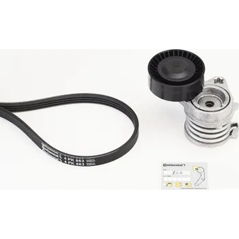 Sada žebrovaných klínových řemenů CONTINENTAL CTAM 4PK863K1