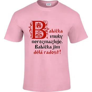 Chlapecké tričko Tričko Babička Druh: Dětské, Barva: Růžová, Velikost: 158-XL