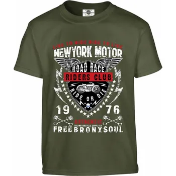 Pánská móda Tričko Riders Club Druh: Dětské, Barva: Khaki, Velikost: 122-S