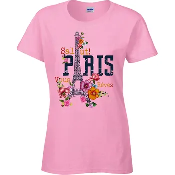 Tričko Salut! Paris Druh: Dámské, Barva: Růžová, Velikost: M