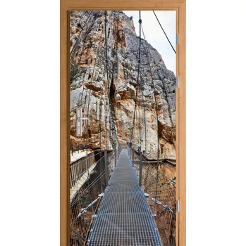 Fototapeta Samolepka na dveře samolepicí most přes propast