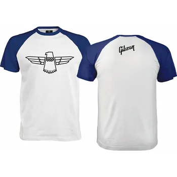 Tričko Gibson | Thunderbird Druh: Pánské, Barva: Royal | Bílá, Velikost: L