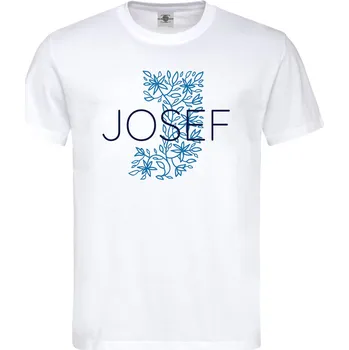 Pánské tričko Tričko Josef Druh: Pánské, Barva: Bílá, Velikost: S