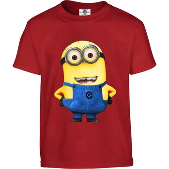 Tričko Kevin | Mimoni Druh: Dětské, Barva: Červená, Velikost: 110-XS