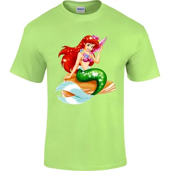 Pánské tričko Tričko Arielle Druh: Dětské, Barva: Světle Zelená, Velikost: 122-S