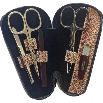 Talacko 1274.87S Solingen manikúra set hadí kůže