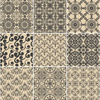 Fototapeta Samolepky na obklady do kuchyně a koupelny VZOR PATCHWORK SEPIA DEKOR 20x20