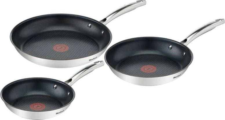 Sada pánví DUETTO+, sada 3 ks, nepřilnavá, Tefal